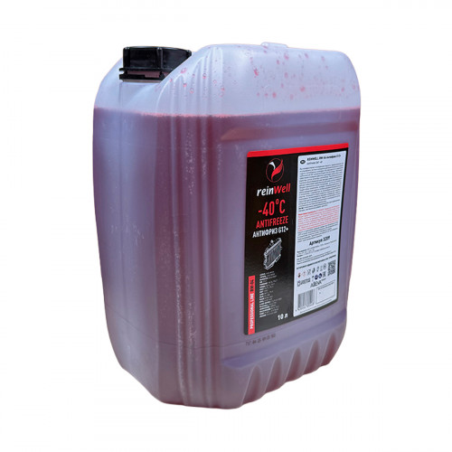 Антифриз ReinWell G12+ красный (10л) 3209 А купить в РУСТЕХ ЗАПАД - Санкт-Петербург, фото №1