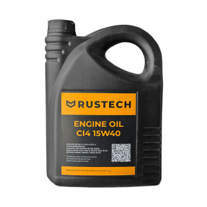 Масло моторное RUSTECH ENGINE OIL CI4 15W40 5л (ЧЗ)