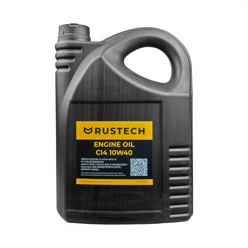 Масло моторное RUSTECH ENGINE OIL UHPD CI4 10W40 5л (ЧЗ) купить в РУСТЕХ ЗАПАД - Санкт-Петербург 